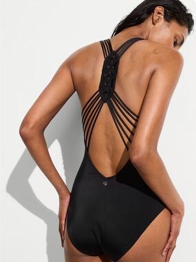 Victoria's Secret Beach Macramé One Piece